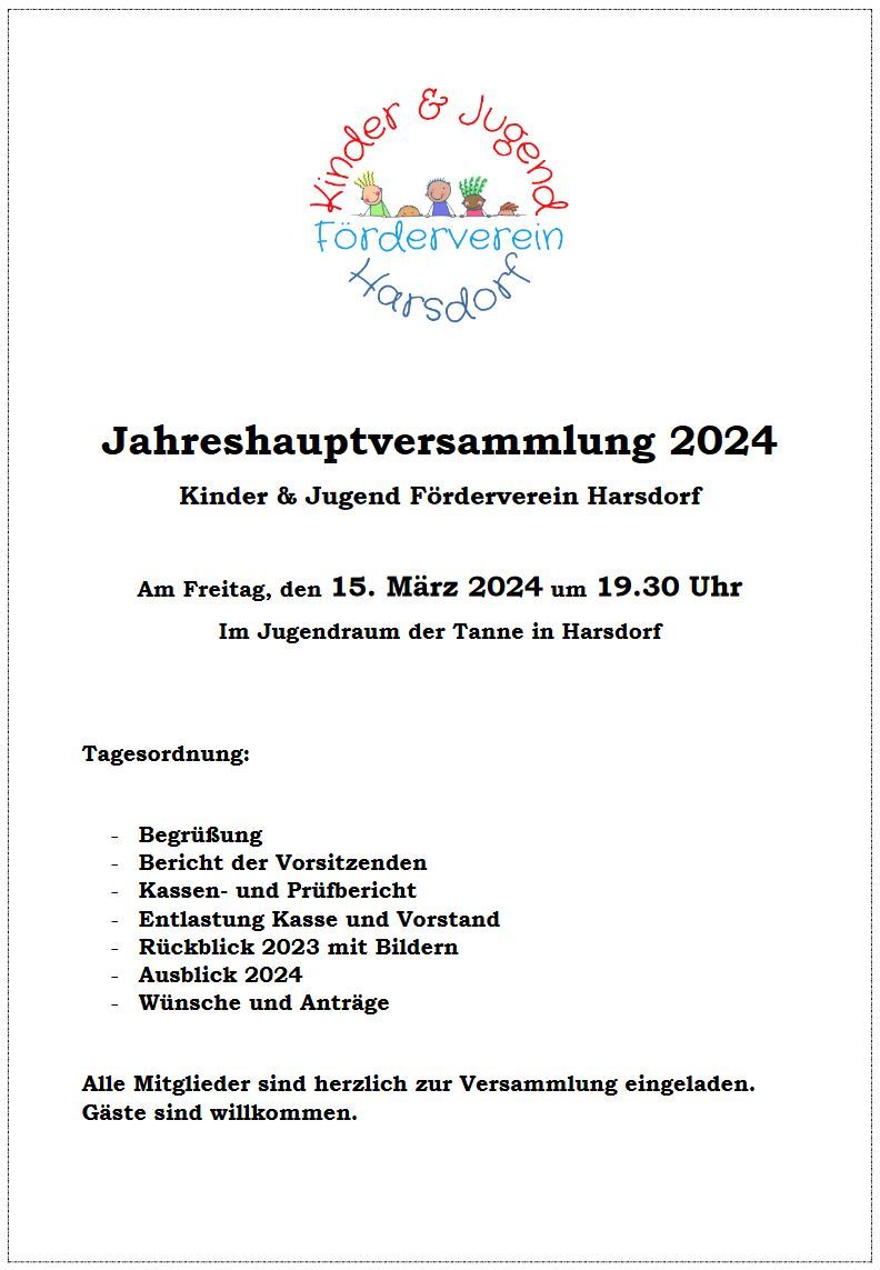 Tagesordnung MV 2024